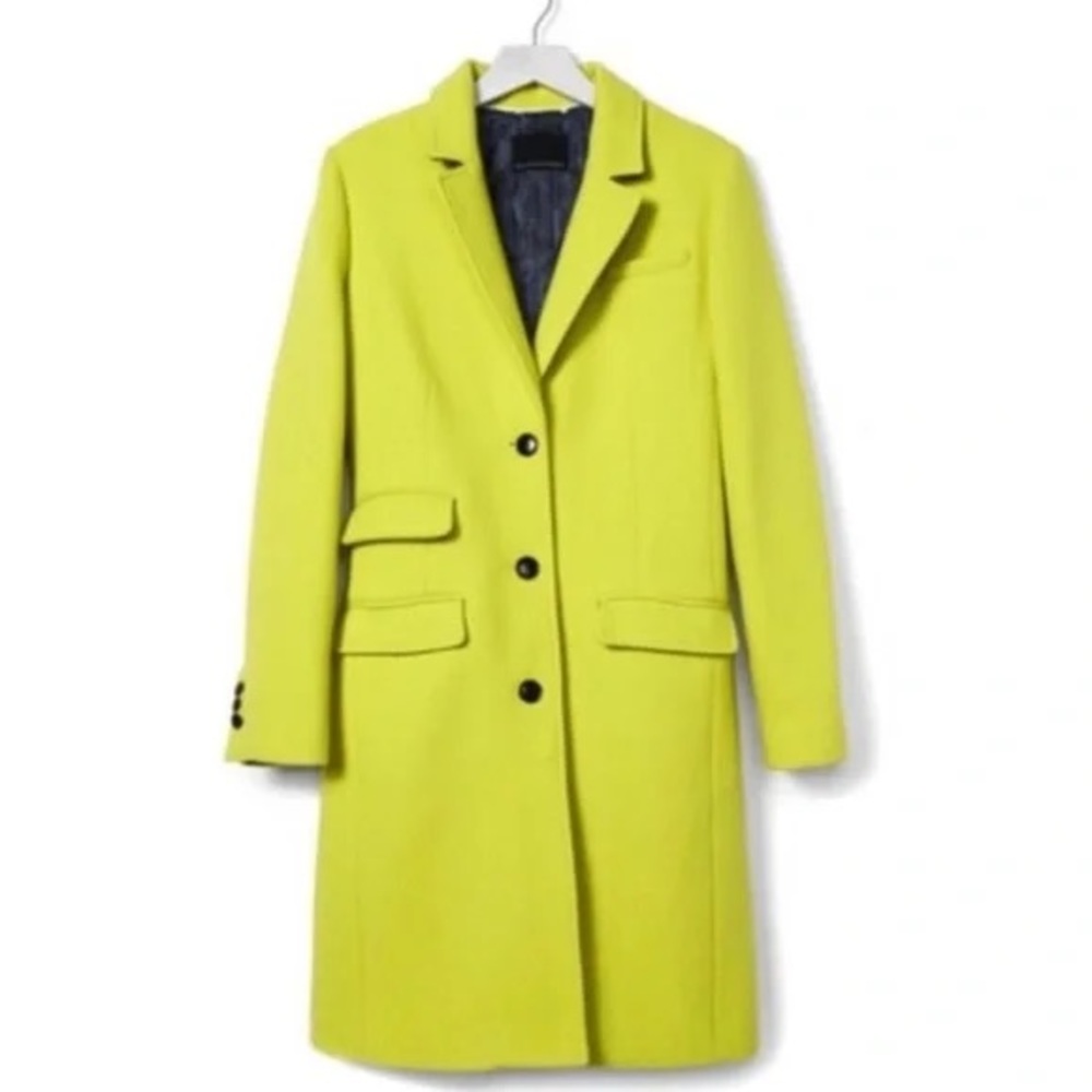BANANA REPUBLIC THREE-BUTTON TAILORED COAT
